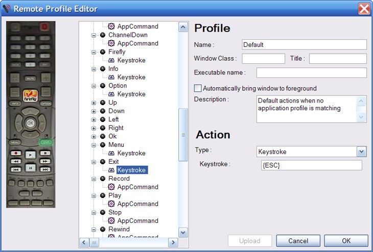 LM Remote KeyMap