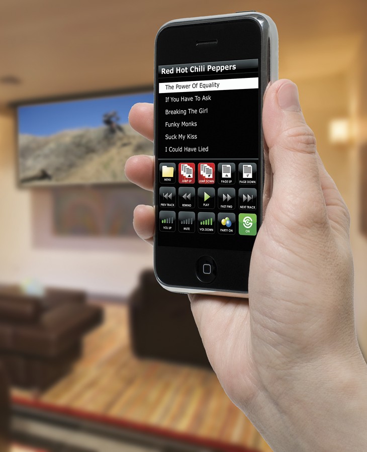 SpeakerCraft's iPhone Control System