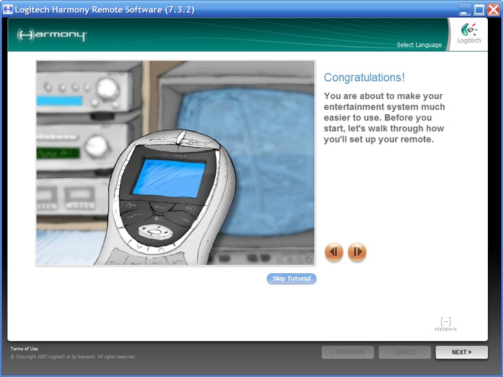 Logitech Harmony Software