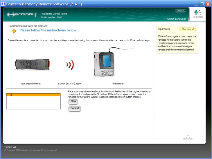 Logitech Harmony Software