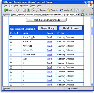 Viewing a device's codes.