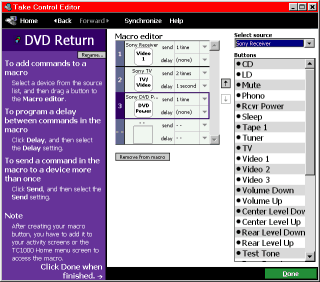 Programming a macro