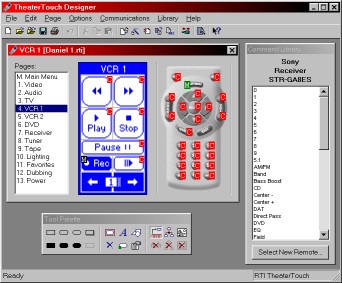 TheaterTouch Designer Main Window