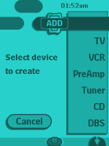 Philips Pronto TSU2000 Screen Shot