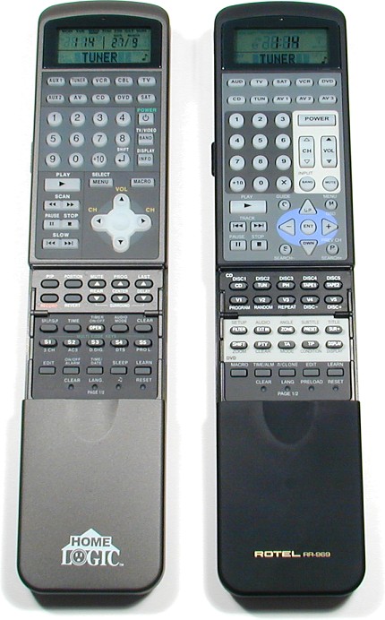 Home Logic UR362 & Rotel RR-969