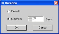 PENG IR Code Duration